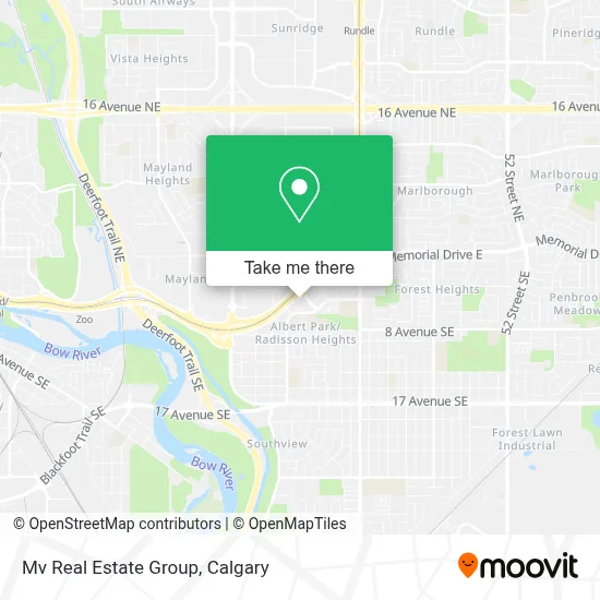 Mv Real Estate Group map