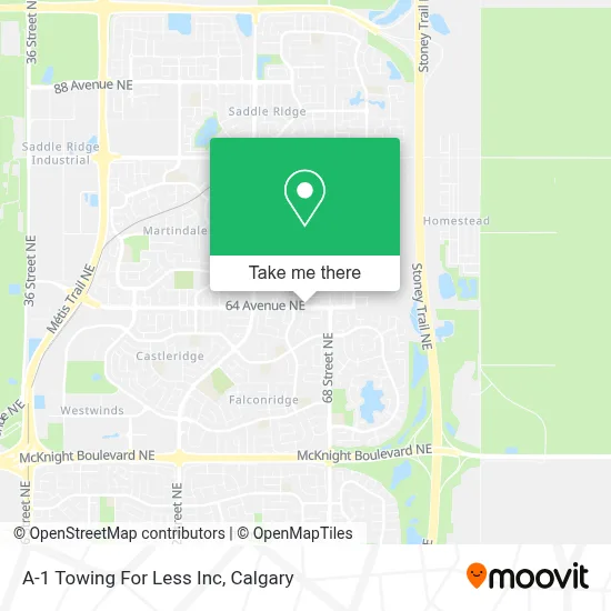 A-1 Towing For Less Inc map