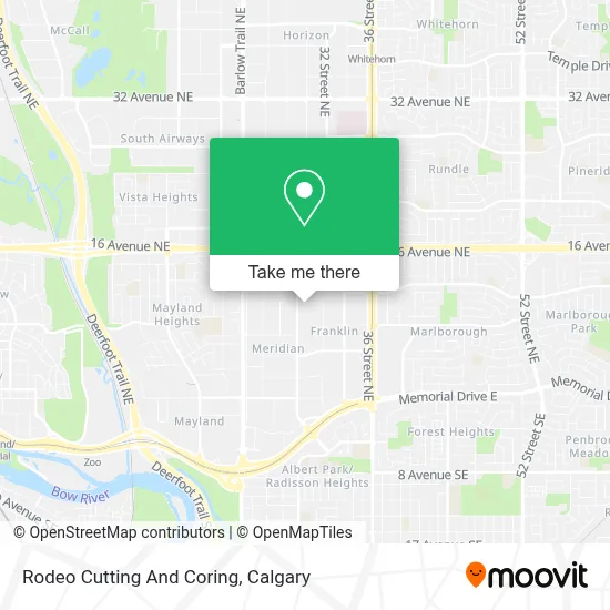 Rodeo Cutting And Coring map
