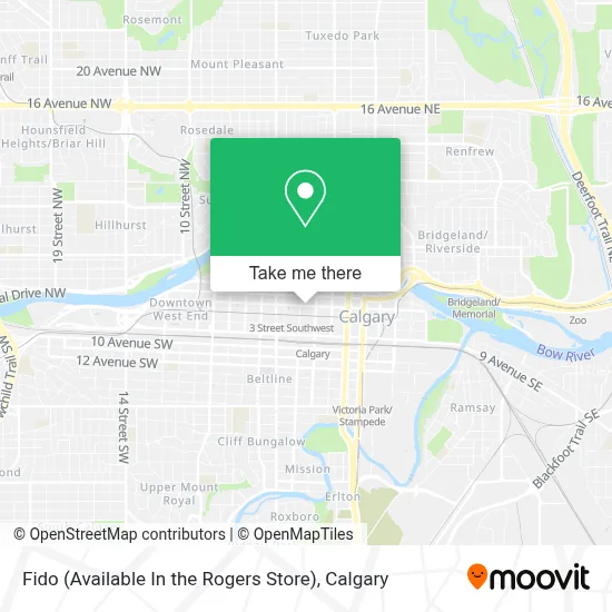 Fido (Available In the Rogers Store) map