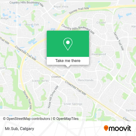 Mr.Sub map