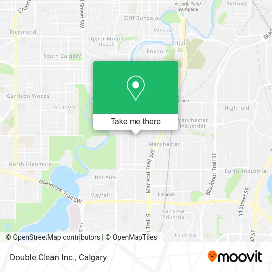 Double Clean Inc. map