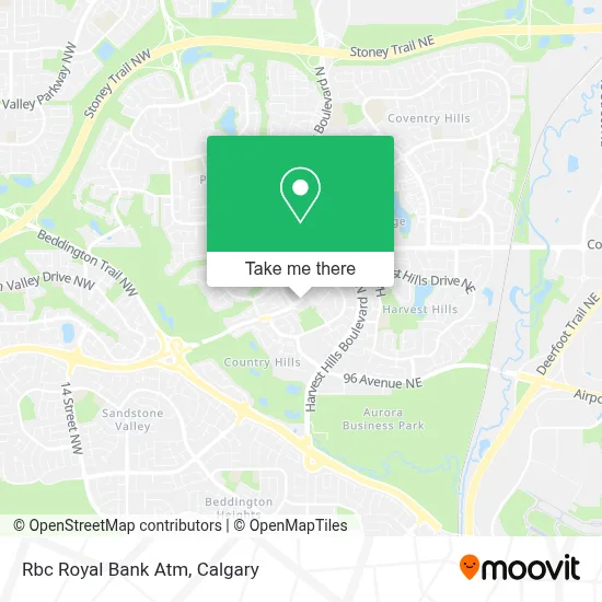 Rbc Royal Bank Atm map