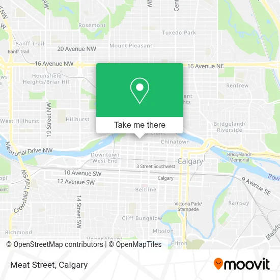 Meat Street map