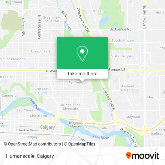 Humanscale map