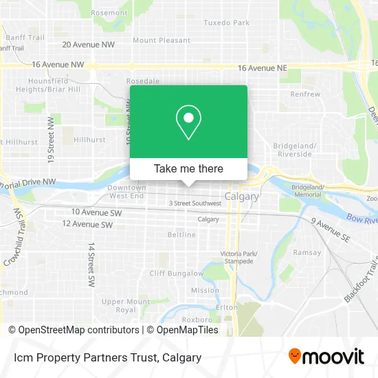 Icm Property Partners Trust map
