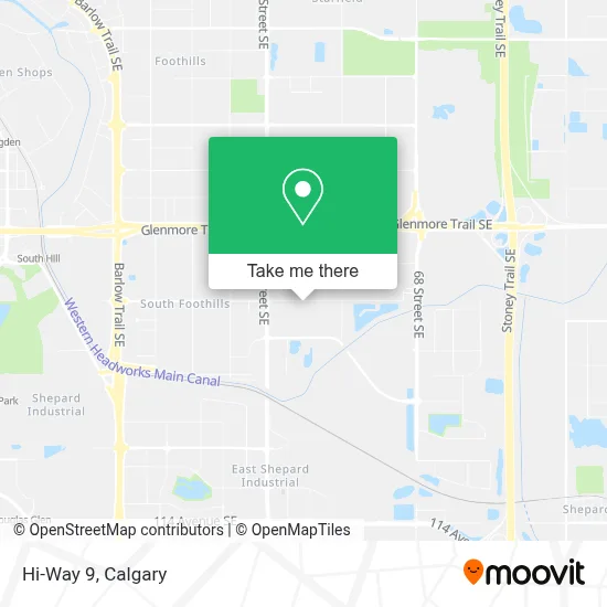 Hi-Way 9 map