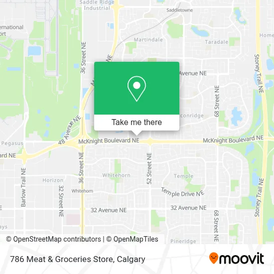 786 Meat & Groceries Store map