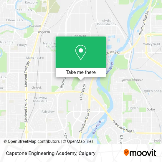 Capstone Engineering Academy map