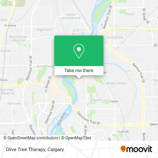 Olive Tree Therapy map