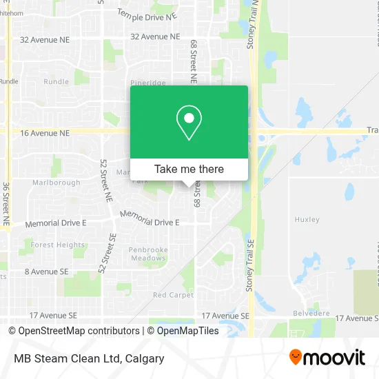 MB Steam Clean Ltd map