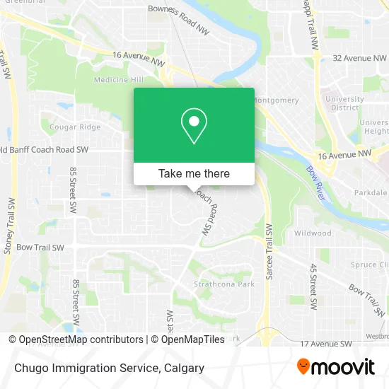 Chugo Immigration Service map