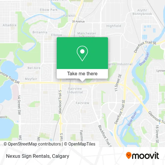 Nexus Sign Rentals map