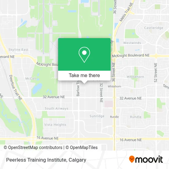 Peerless Training Institute map