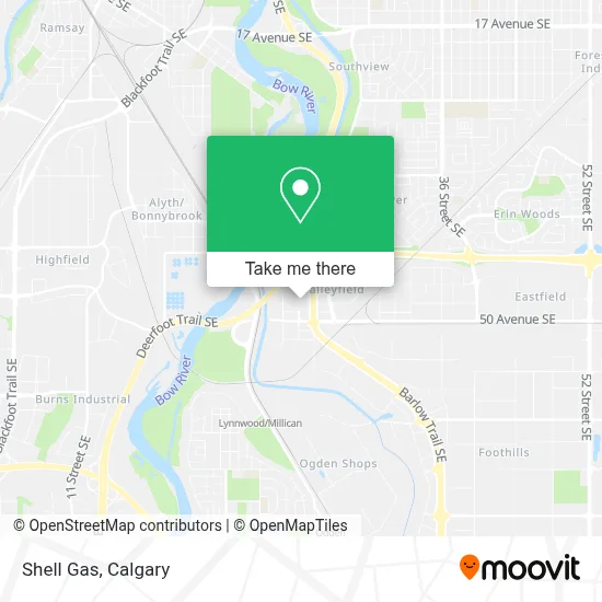 Shell Gas map
