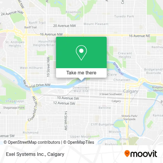 Exel Systems Inc. map
