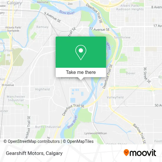 Gearshift Motors map
