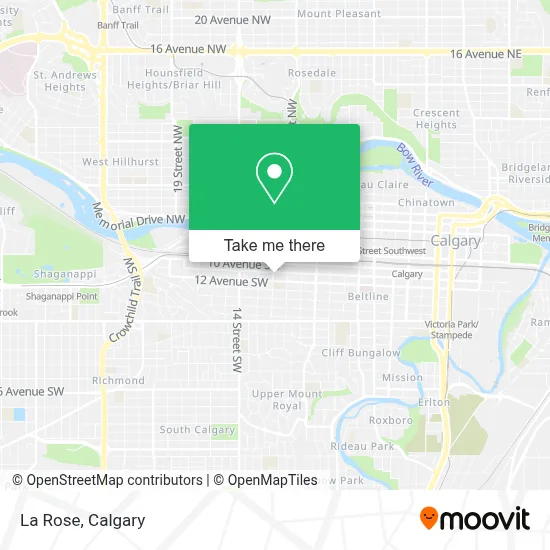 La Rose map