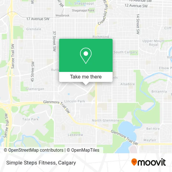 Simple Steps Fitness map