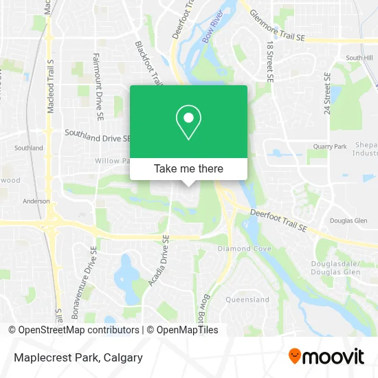 Maplecrest Park map