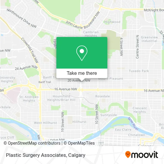 Plastic Surgery Associates map