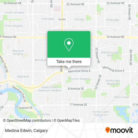 Medina Edwin map