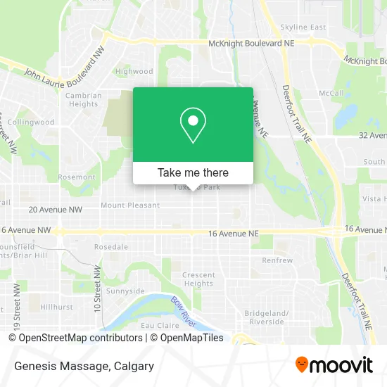 Genesis Massage map