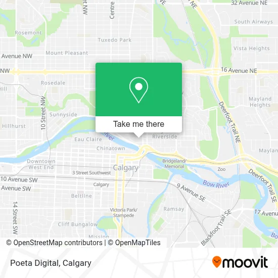 Poeta Digital map