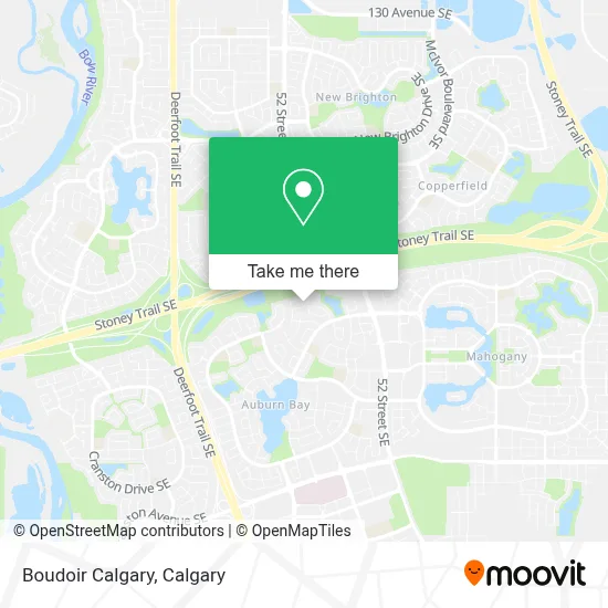 Boudoir Calgary map