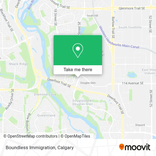 Boundless Immigration map
