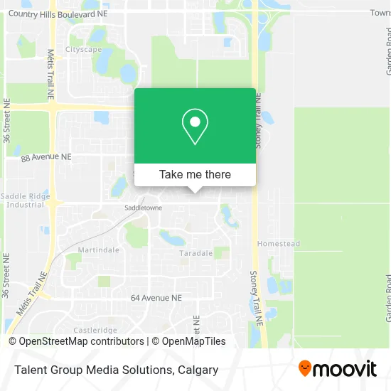 Talent Group Media Solutions map