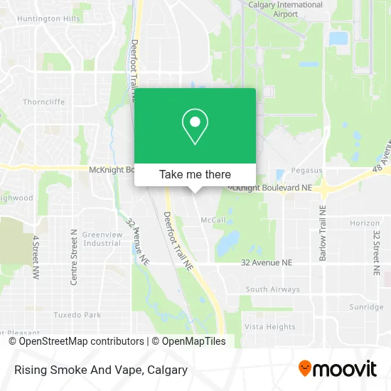 Rising Smoke And Vape map