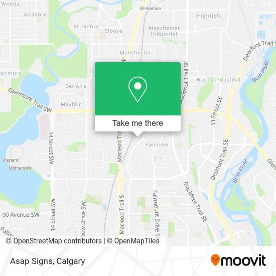 Asap Signs map