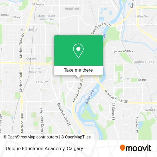 Unique Education Academy map