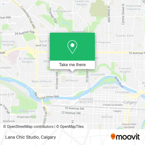 Lana Chic Studio map