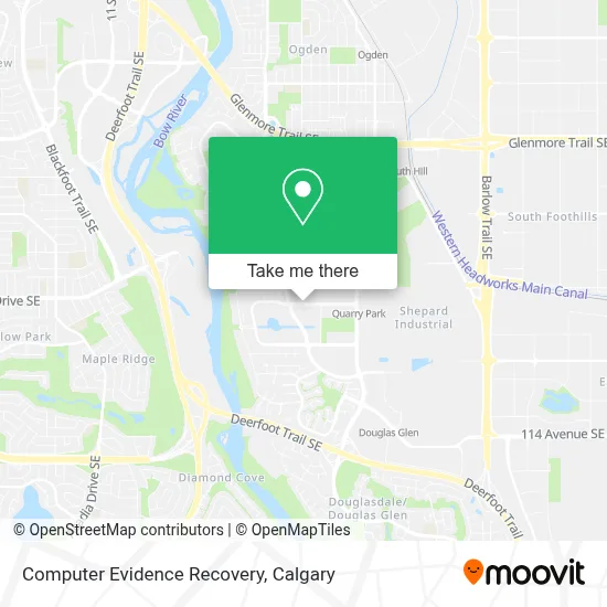 Computer Evidence Recovery map