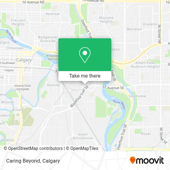 Caring Beyond map