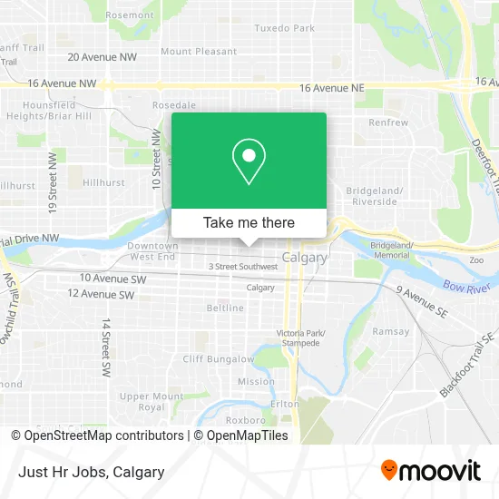Just Hr Jobs map