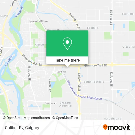 Caliber Rv map
