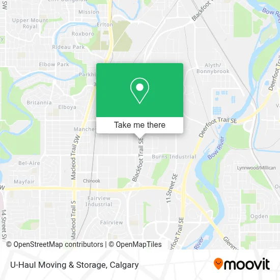 U-Haul Moving & Storage map
