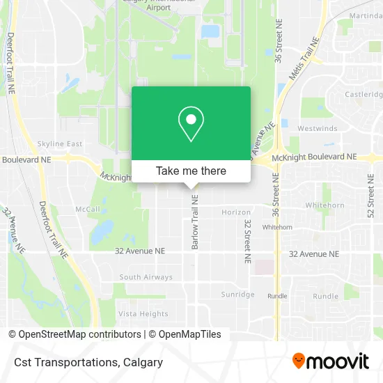 Cst Transportations map