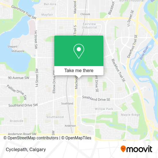 Cyclepath map