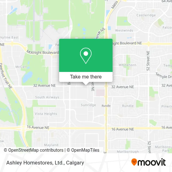 Ashley Homestores, Ltd. map