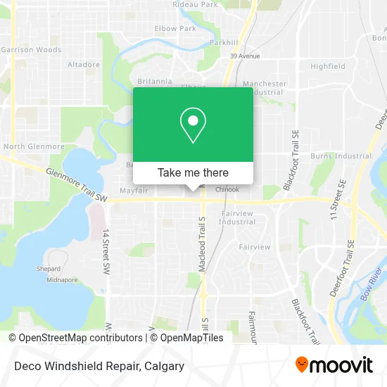 Deco Windshield Repair map