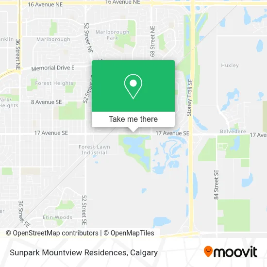 Sunpark Mountview Residences map