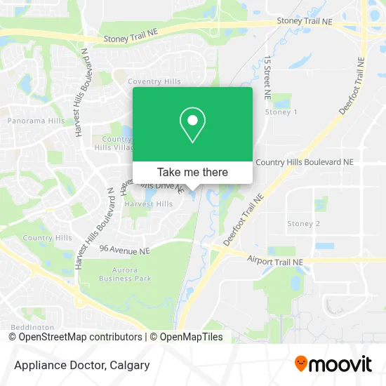 Appliance Doctor map