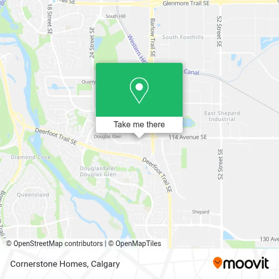 Cornerstone Homes map