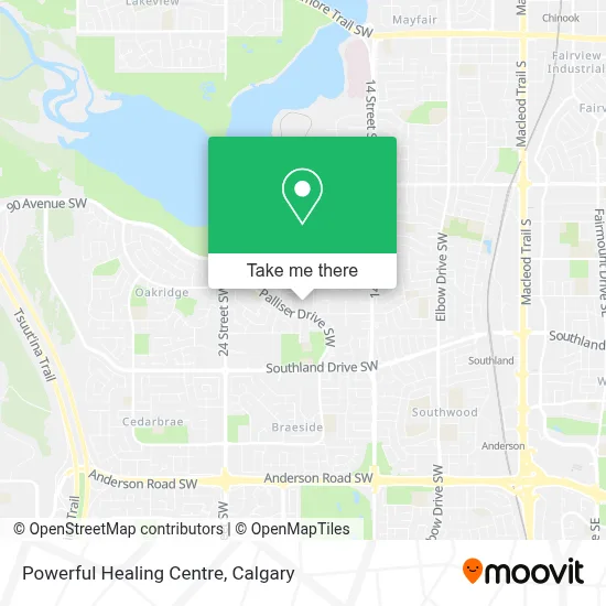 Powerful Healing Centre map