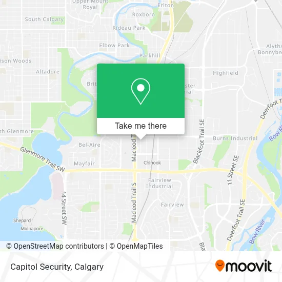 Capitol Security map