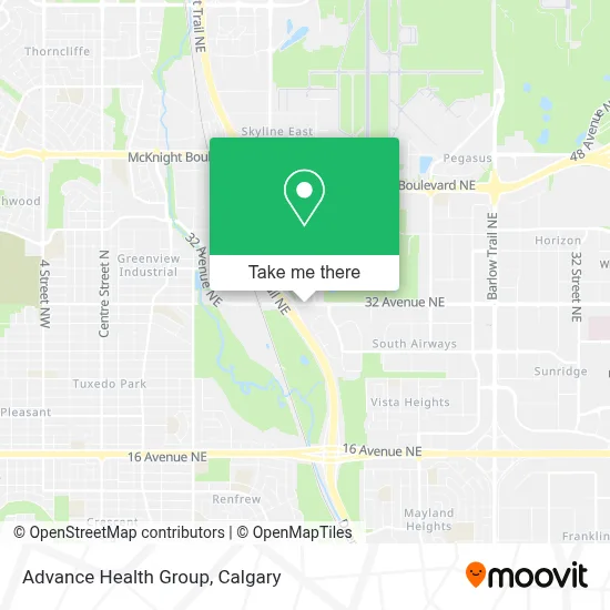Advance Health Group map